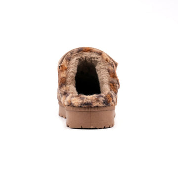 Womens Lunar Naples Slippers - Ocelot