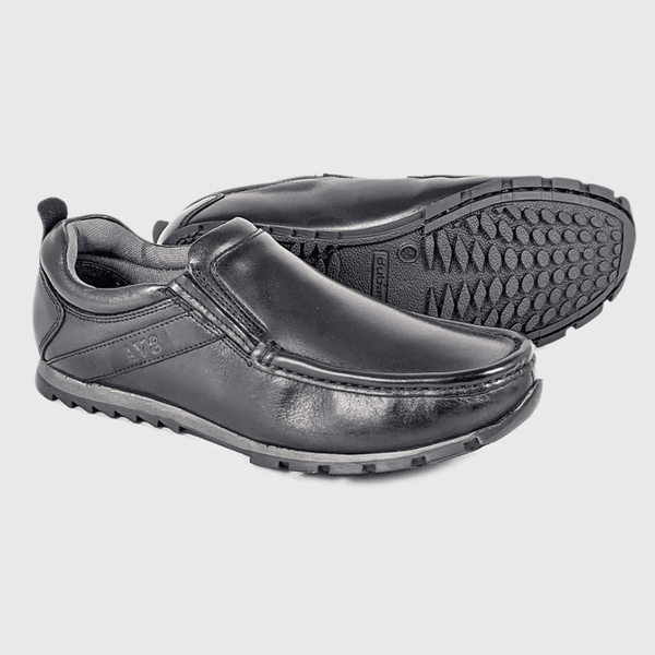 AV8 By Dubarry Kolo Junior Causal Slip On School Shoes - Black