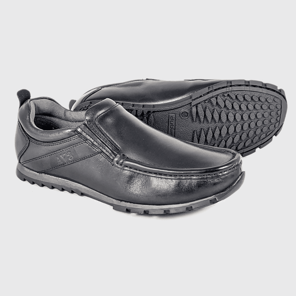 AV8 By Dubarry Kolo Junior Causal Slip On School Shoes - Black