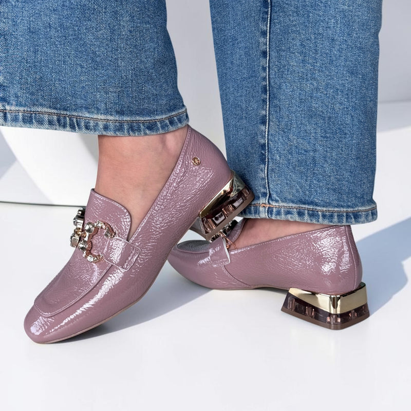 Womens Zanni & Co Hanoe Loafers - Rosewood