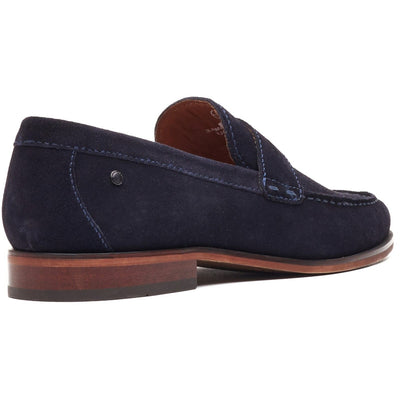 Mens Base London Slate  Loafers - Navy