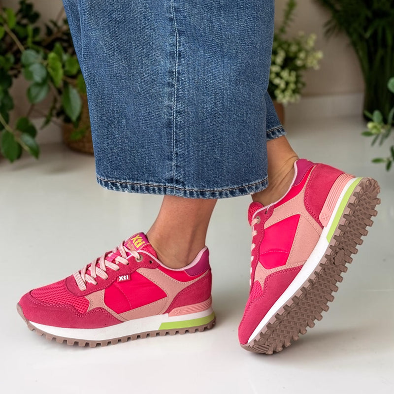 Womens Xti 145050 Mesh Sporty Trainers - Coral