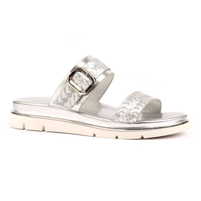 Womens Lunar JLH582 Silver Elli Sandals - Silver