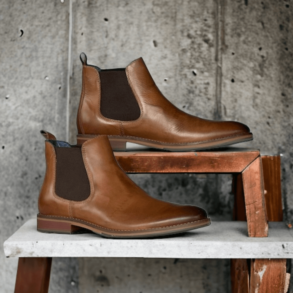 Mens Dubarry Steed Tan Chelsea Boots