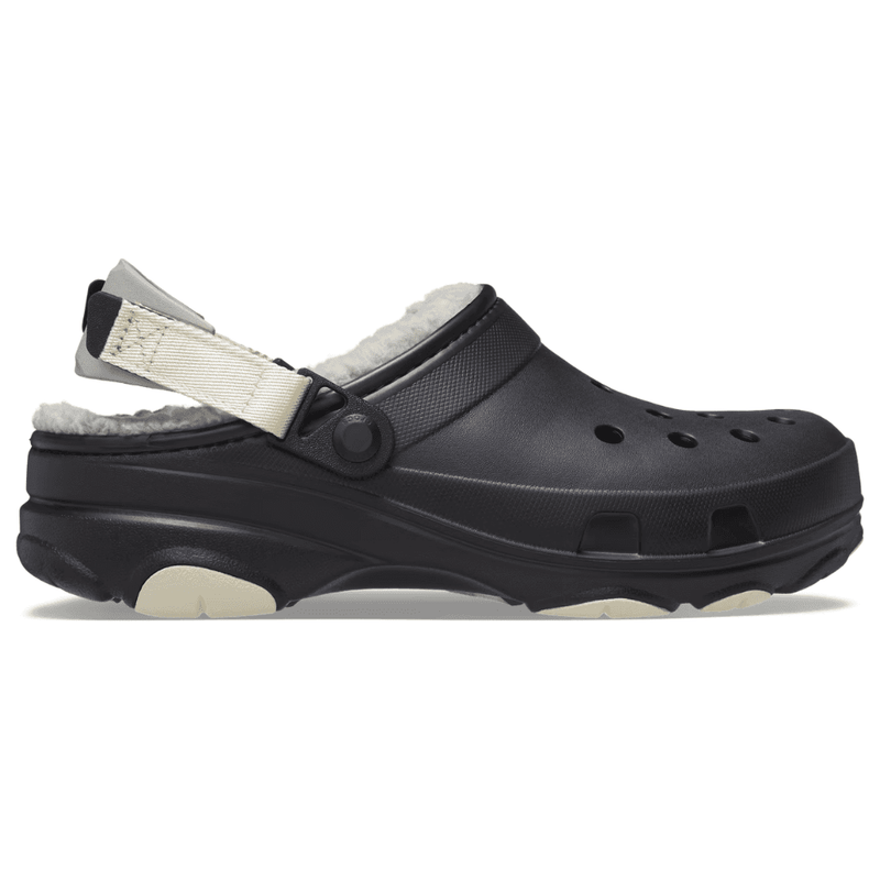 Mens Crocs All Terrain Lined Clog - Black