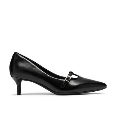 Womens Clarks Zarey Jane Black Heels - Black