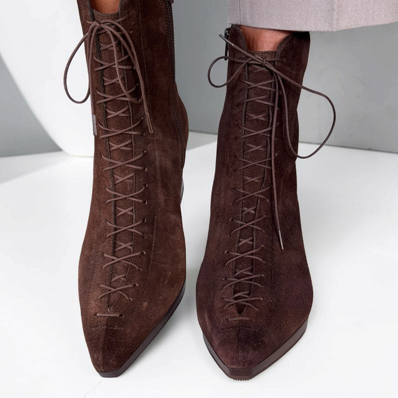 Womens Hispanitas 265227 Bangkok Ankle Boots - Espresso
