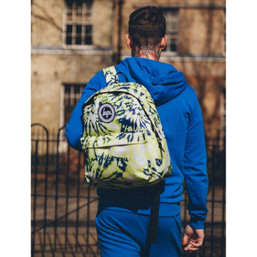 Kids Hype Yellow Tye Dye 18 litres Backpack - Multi