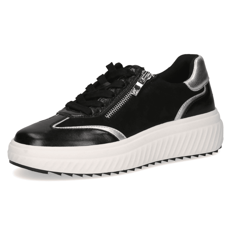 Womens Caprice 23600 Black Trainers - Black