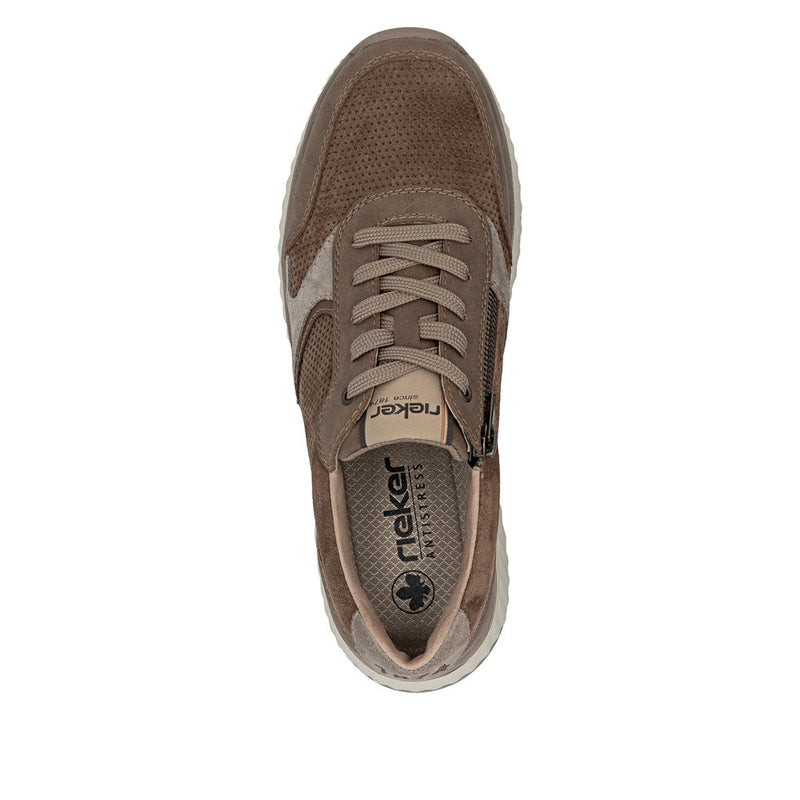 Mens Rieker B0606 Brown Trainers - Brown