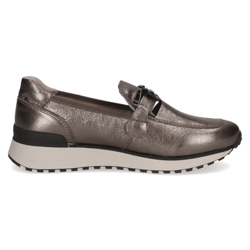 Womens Caprice 24700 Heel Sporty Loafers - Pewter