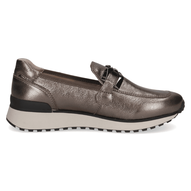 Womens Caprice 24700 Heel Sporty Loafers - Pewter