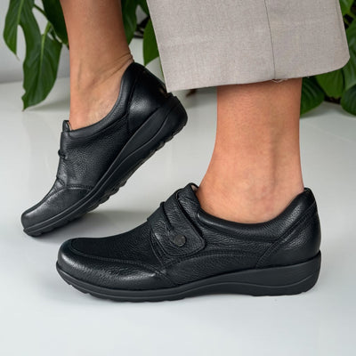 Womens Caprice 24753 Black Nappa Casual Shoes - Black Nappa