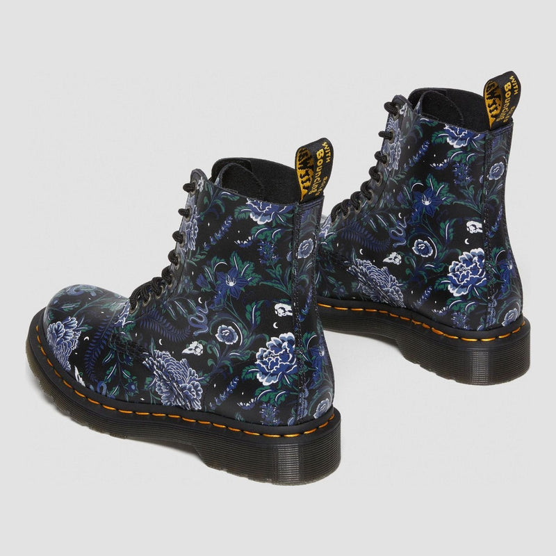 Womens Dr. Martens 1460 Pascal Mystic Garden Leather Ankle Boots - Mystic Garden