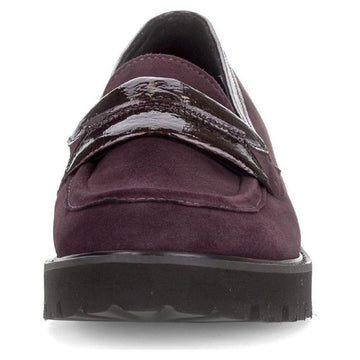 Womens Gabor 4013 Loafers - Mulberry