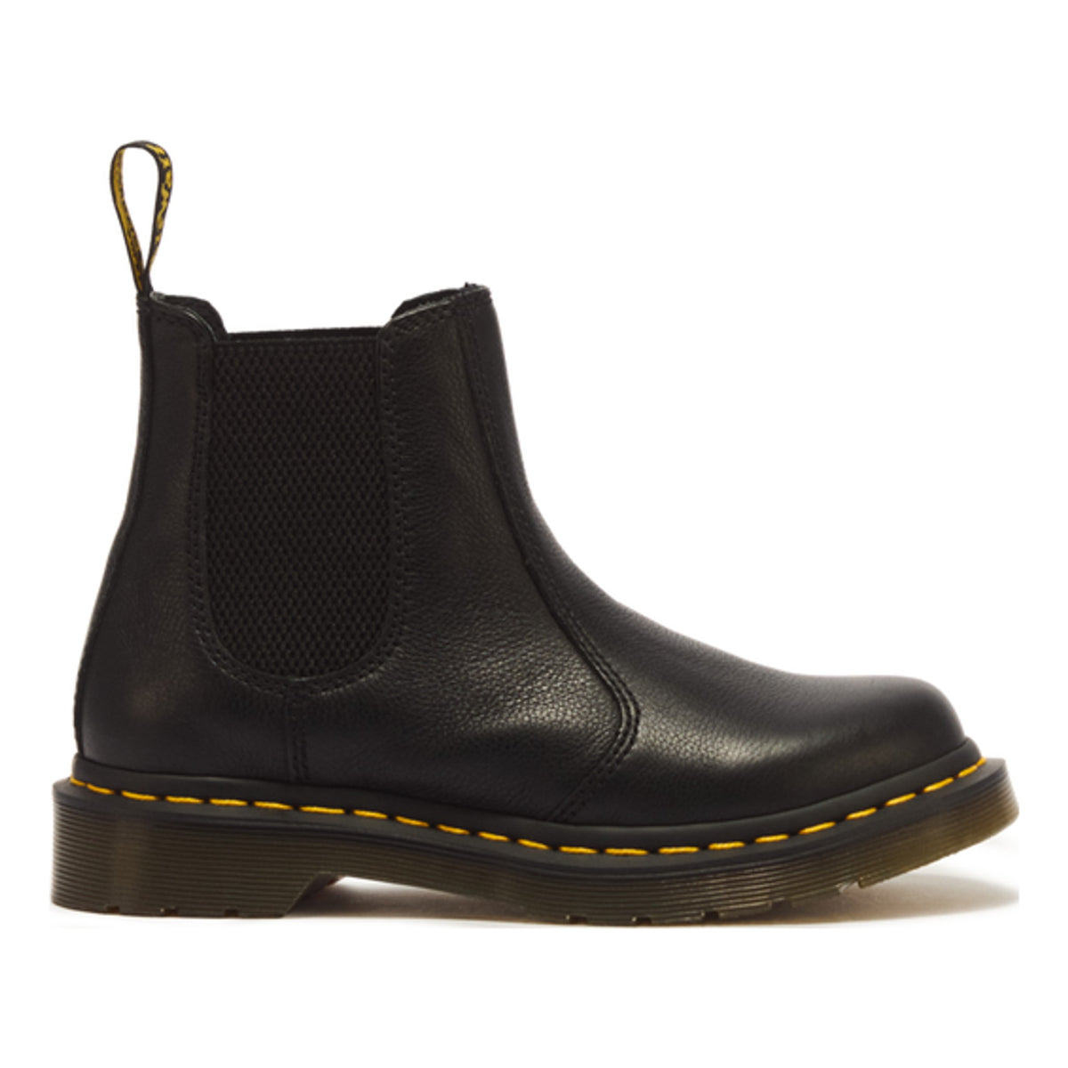 Unisex Dr Martens 2976 Black Virginia Leather Chelsea Boots