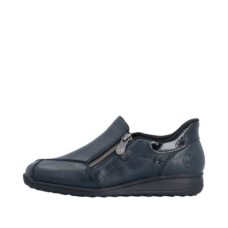Womens Rieker 47267 Sea Blue Casual Shoes - Sea Blue