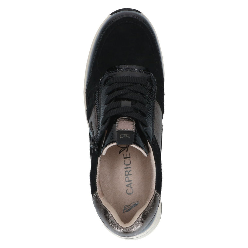 Womens Caprice 23300 Trainers - Black Combi