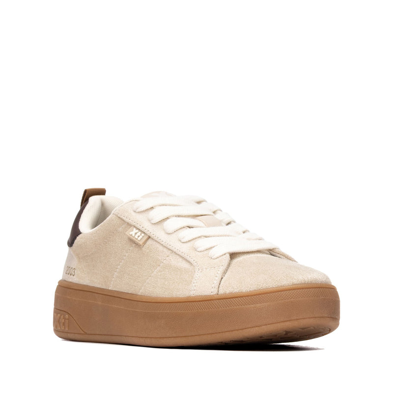 Womens Xti 146270 Trainers - Beige
