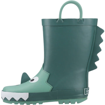 Kids Cotswold Puddle Boot 3D Wellingtons - Dino