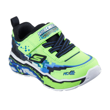 Boys Skechers 402162N Mega-Craft 4K Mega Scene Trainer - Infant - Lime