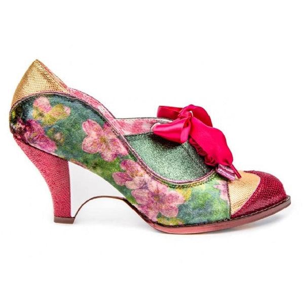 Womens Irregular Choice Force Of Beauty - Burgundy - Burgundy Multi