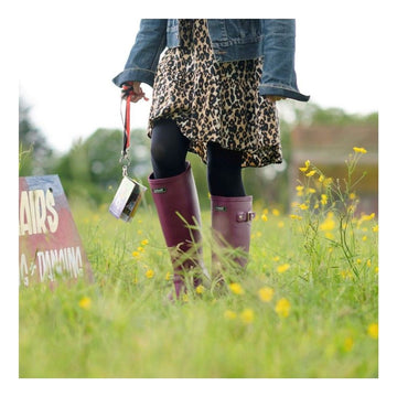 Womens Cotswold Sandringham Waterproof Wellingtons - Berry
