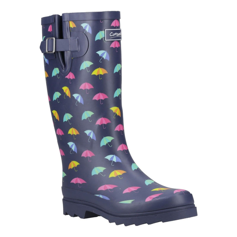 Womens Cotswold Cleeve Tall Wellingtons - Navy