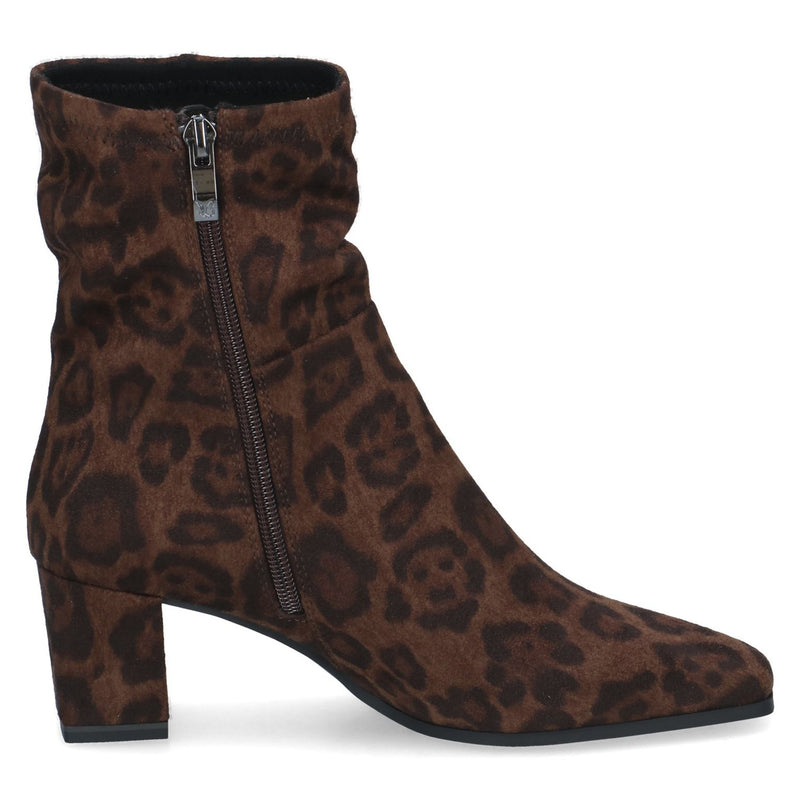 Womens Caprice 25304 Leopard Stretch Boots - Leopard Stretch