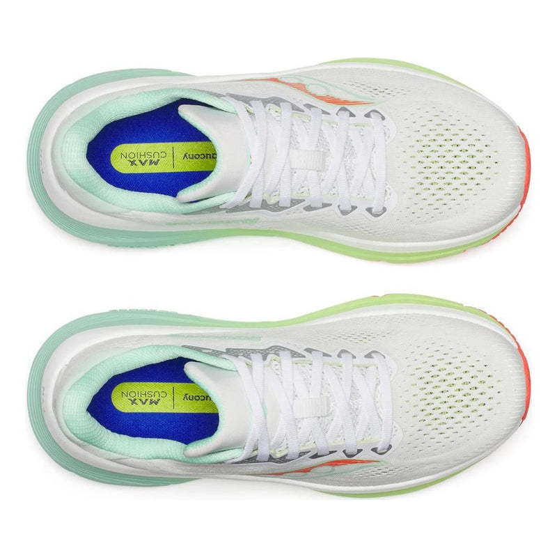 Womens Saucony S101465 Guide 19 Trainers - White Tint