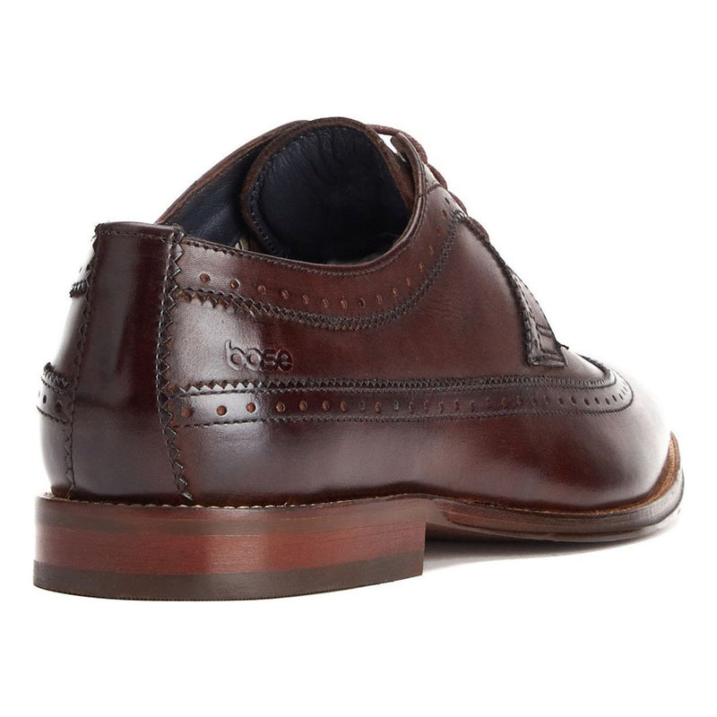 Mens Base London Havisham Washed Brown Brogues - Washed Brown