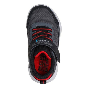 Little Kids Boys Skechers 406338N Bounder - Venture Squad Black Waterproof Trainers - Black