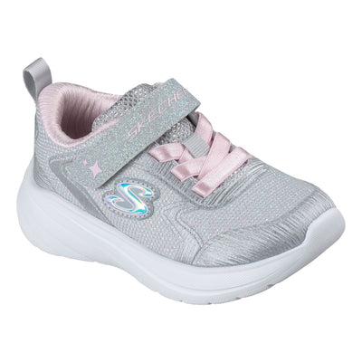 Toddler Girls Skechers Wave 92 Trainers - Light Grey