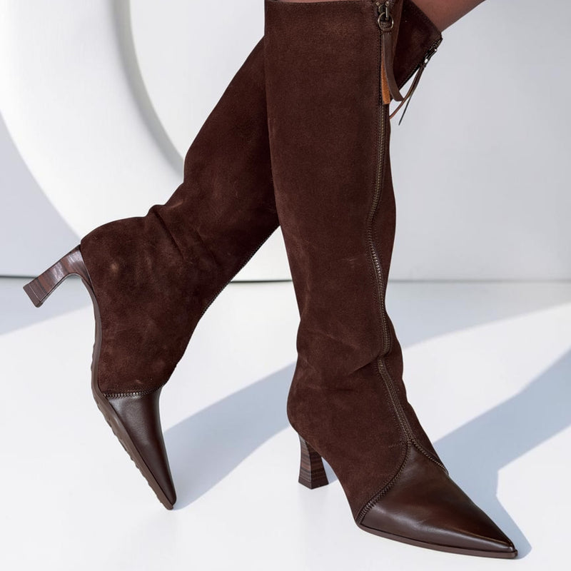 Womens Hispanitas 265019 Paris Long Boots - Espresso