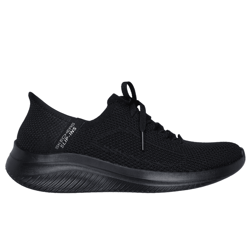 Womens Skechers Slip Ins Ultra Flex 3.0 Trainers - Black