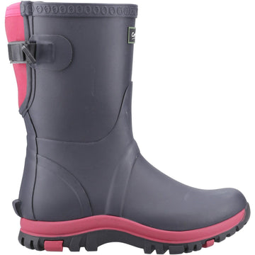 Womens Cotswold Realm Navy Wellingtons - Navy