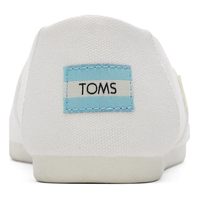 Womens Toms Alpargata Espadrilles - White