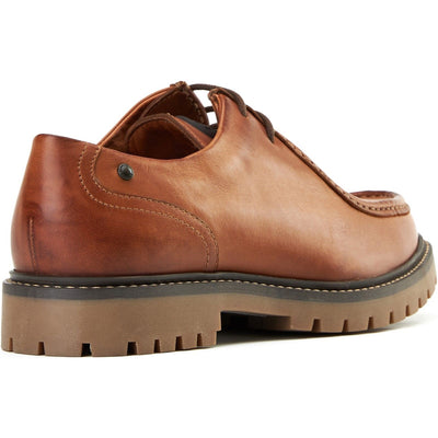 Mens Base London Carbon Tan Formal Lace-up Shoes - Tan