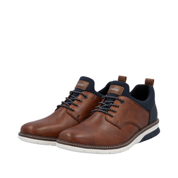 Mens Rieker 14450 Brown Formal Lace-up Shoe - Brown