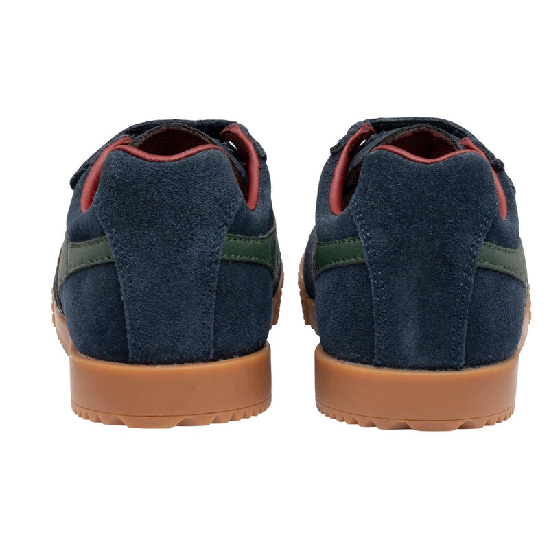Kids Gola Harrier Strap Navy Trainers - Navy