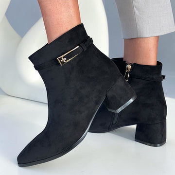 Womens Redz F137 Ankle Boots - Black