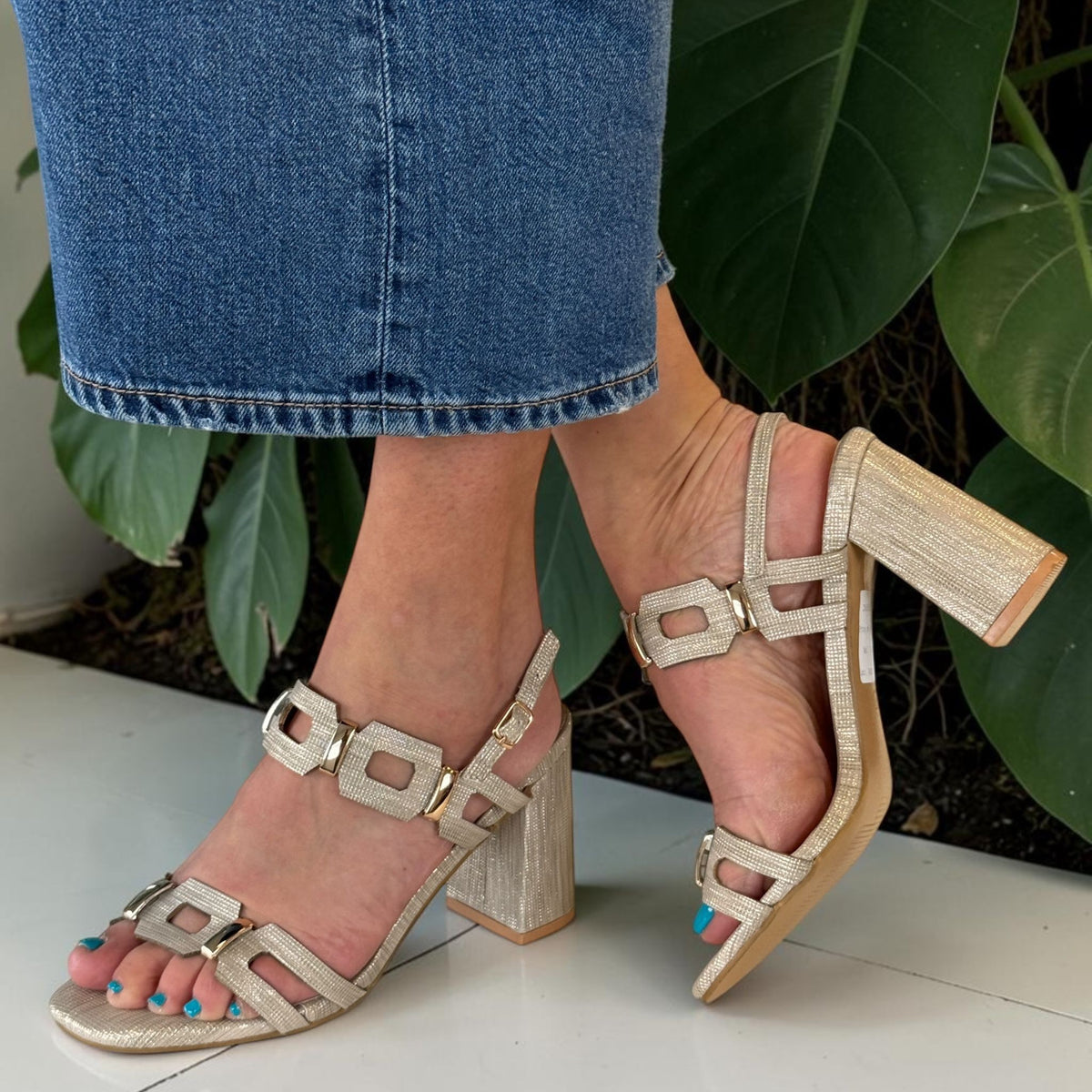 Womens Redz 31589 Heeled Sandals