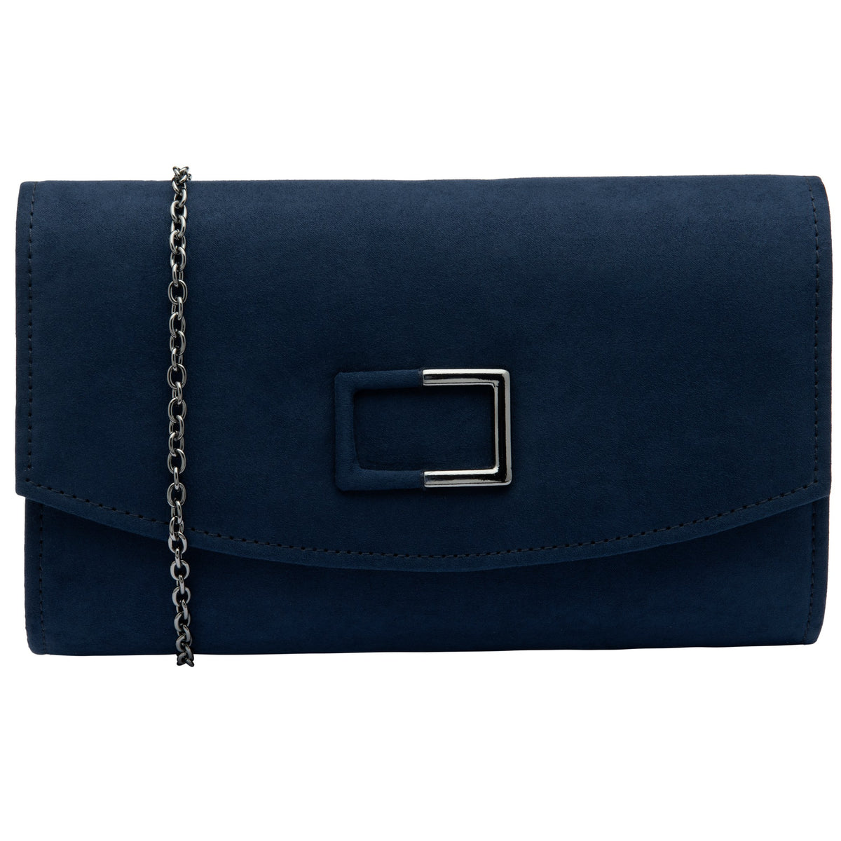 Womens Lotus ULG104 Navy Microfibre Clutch Reah Bag