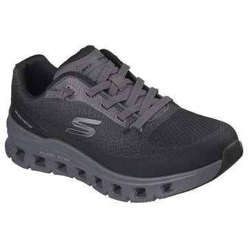 Mens Skechers 233132 Glide-Step Pro Trainers - Black Charcoal