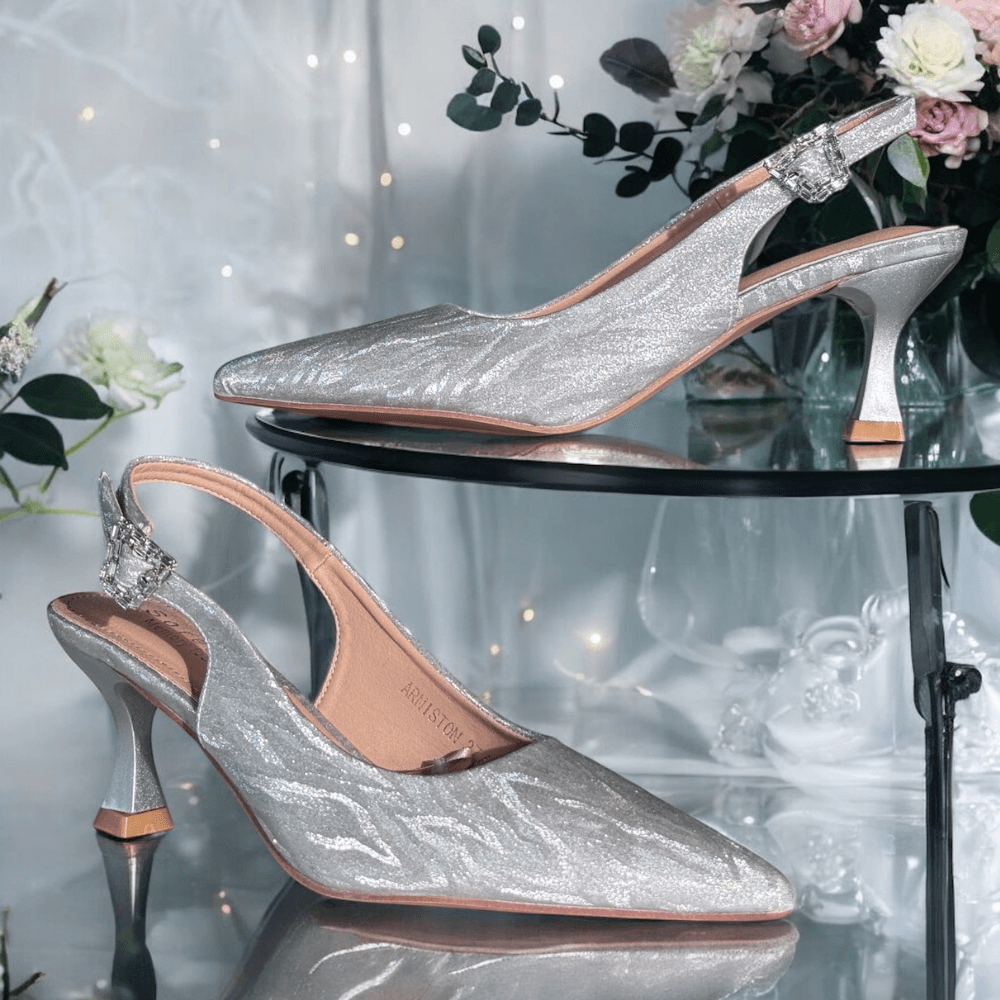 Womens Sorento Arniston Swirl Slingback Heels