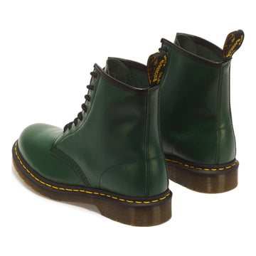 Unisex Dr. Martens 1460 Smooth Green Leather Ankle Boots - Green