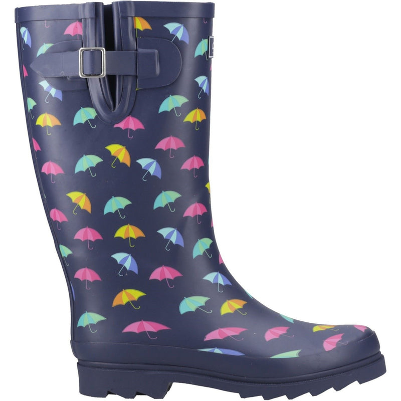 Womens Cotswold Cleeve Tall Wellingtons - Navy
