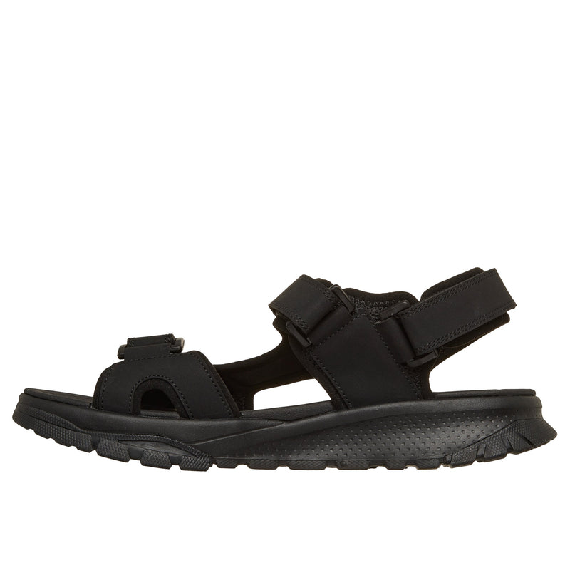 Mens Skechers 205724 Soft Velcro Wagner Sandal - Black