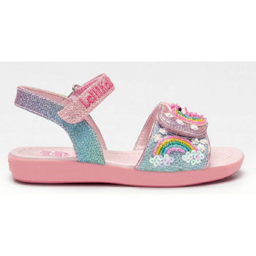 Lelli Kelly Girls Unicorn Velcro Sandals - Pink
