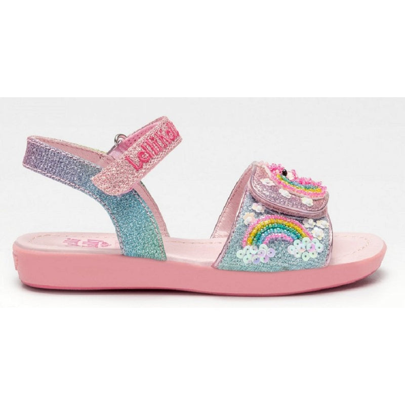 Lelli Kelly Girls Unicorn Velcro Sandals - Pink